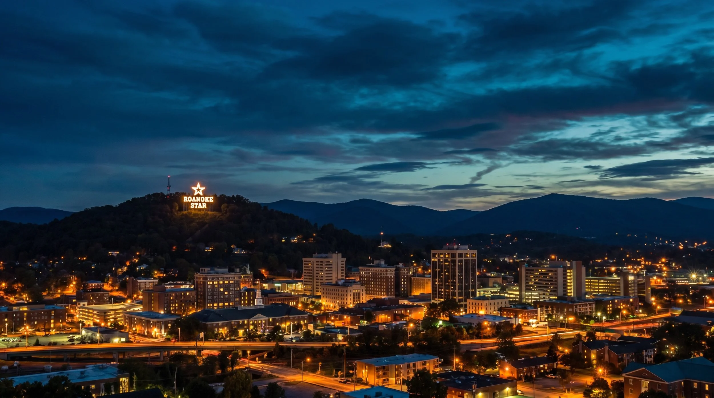Roanoke, VA skyline