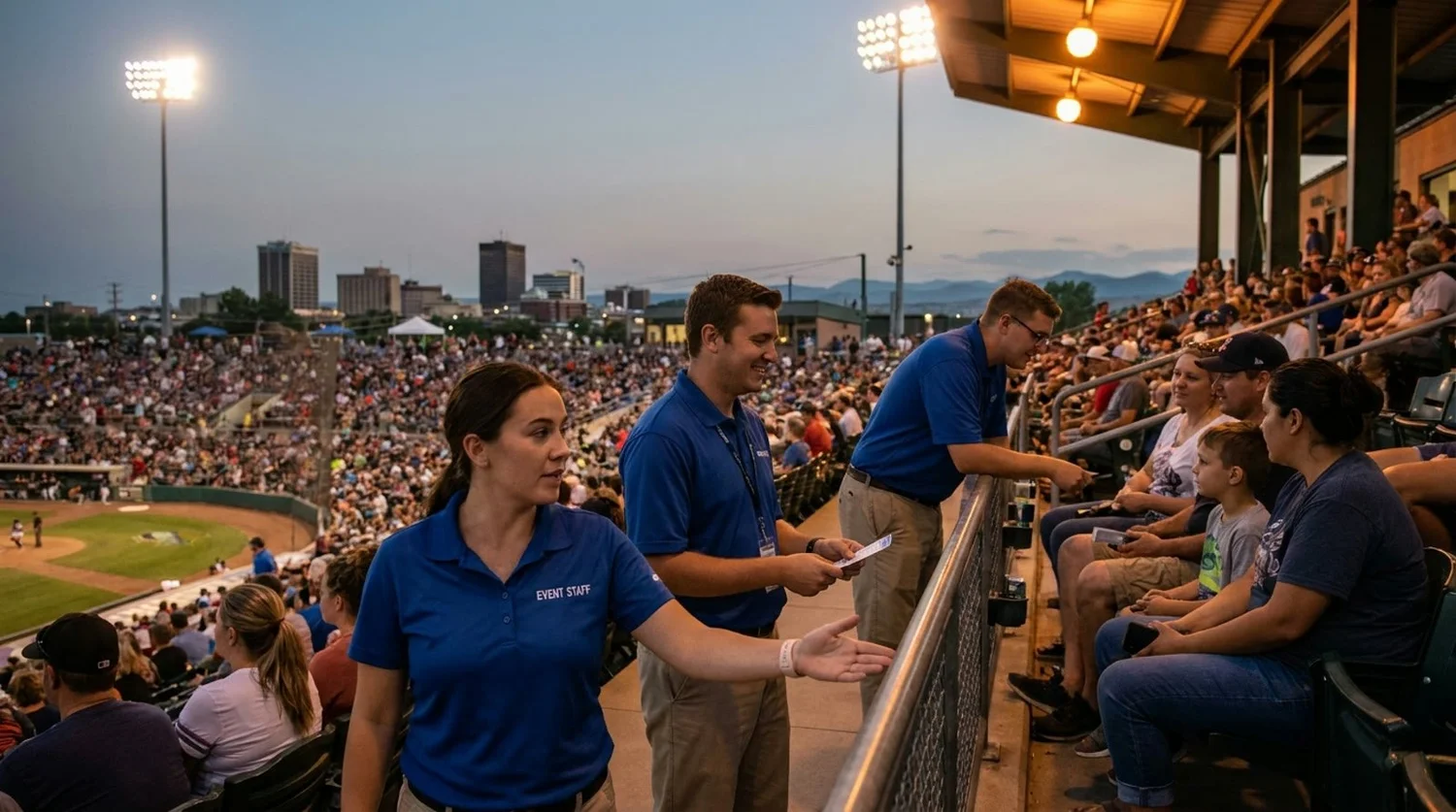 Large event venue requiring professional staffing in Pueblo
