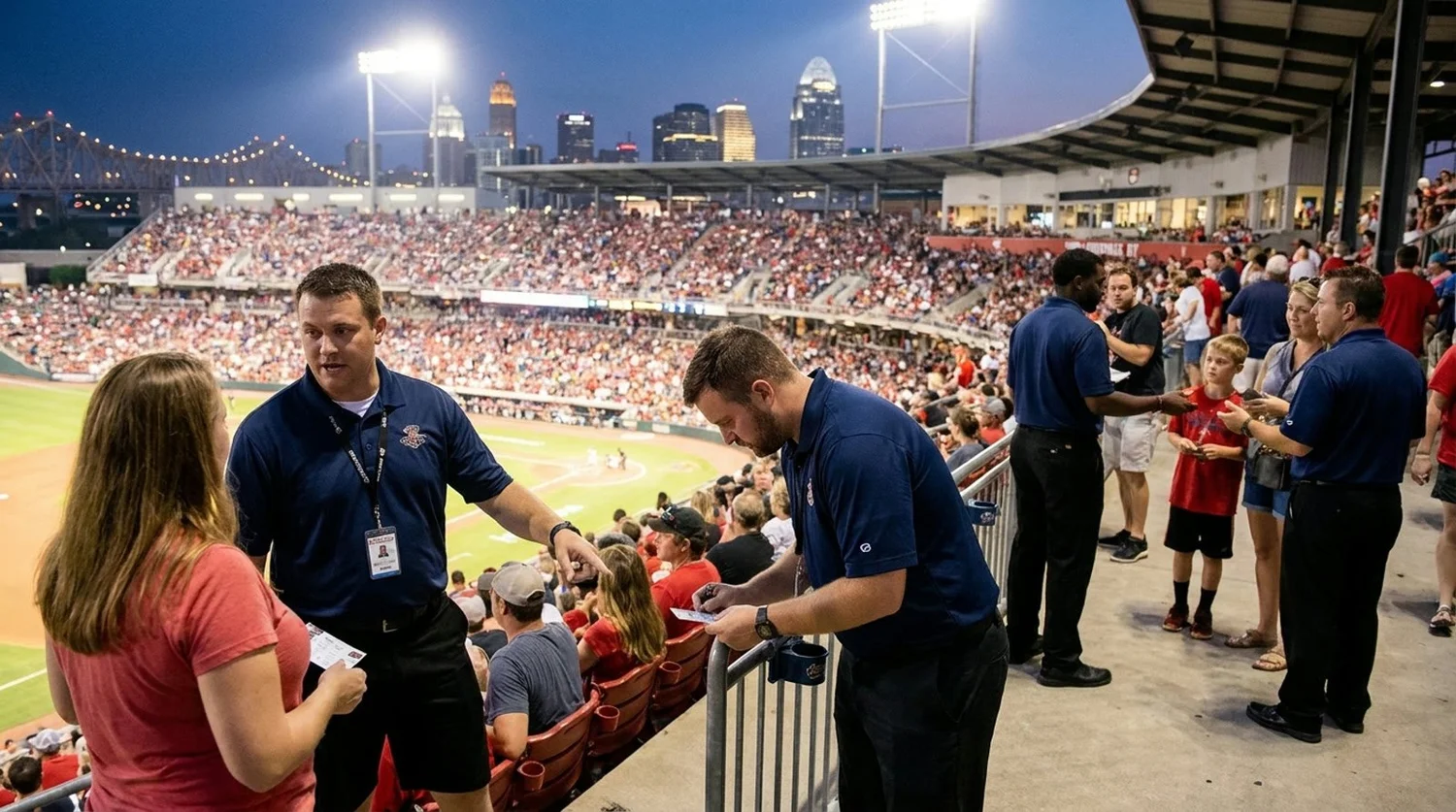 Large event venue requiring professional staffing in Louisville