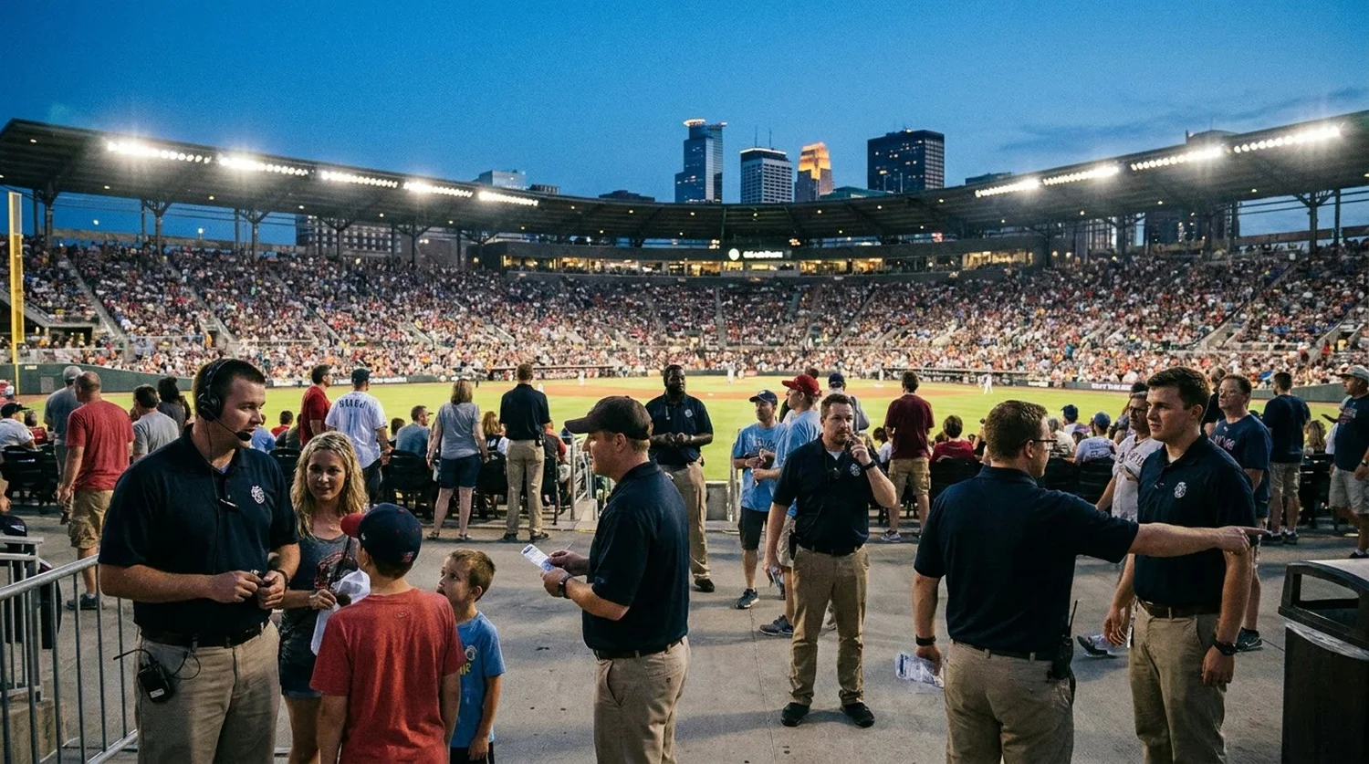 Large event venue requiring professional staffing in Saint Paul