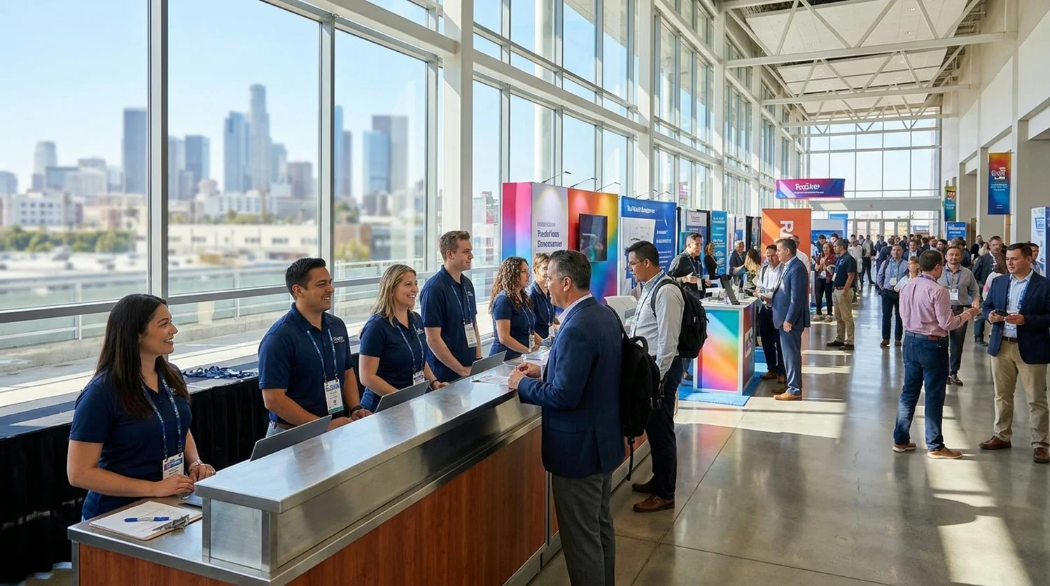 Event staffing and convention setup in Fontana