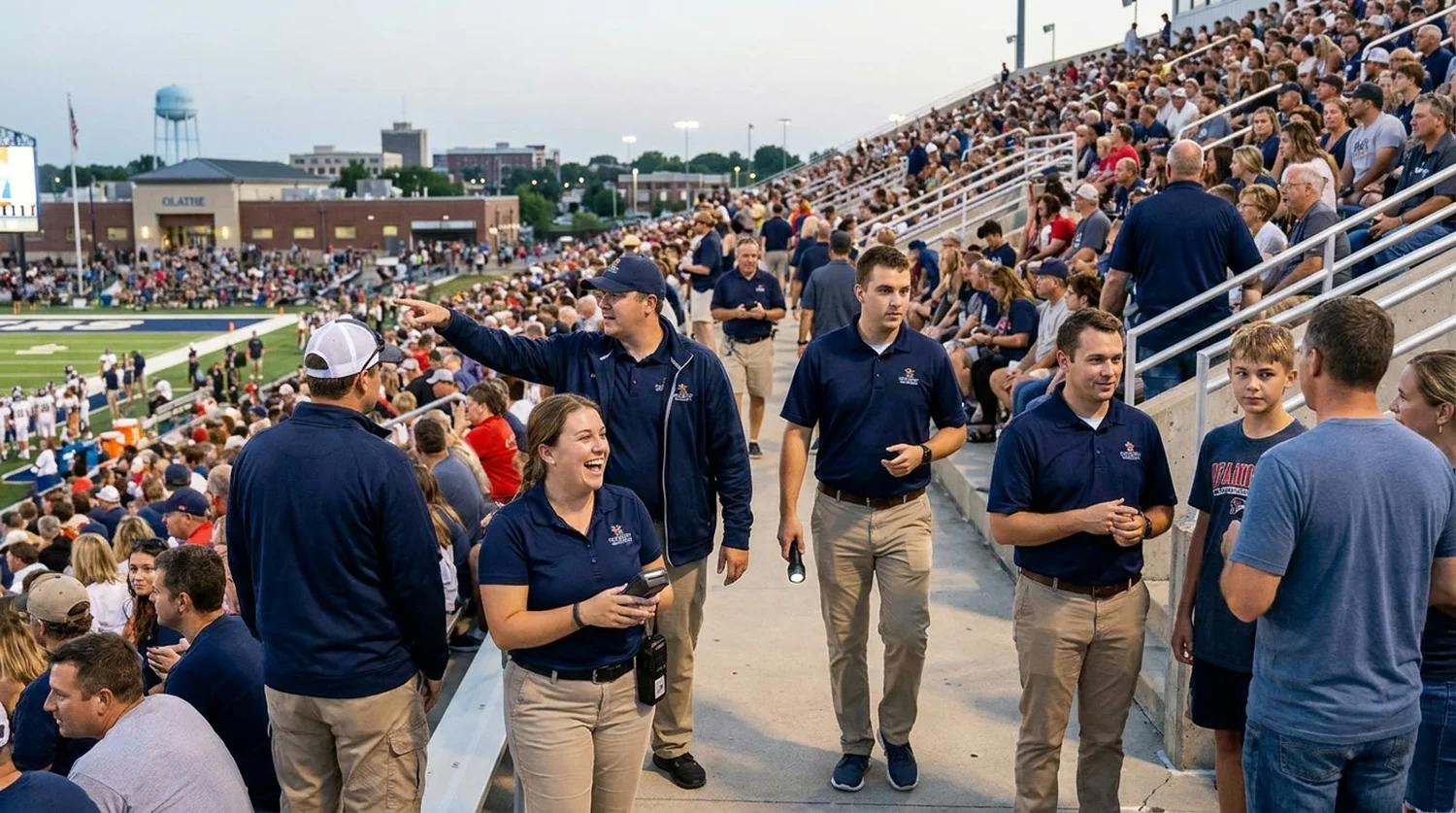 Large event venue requiring professional staffing in Olathe