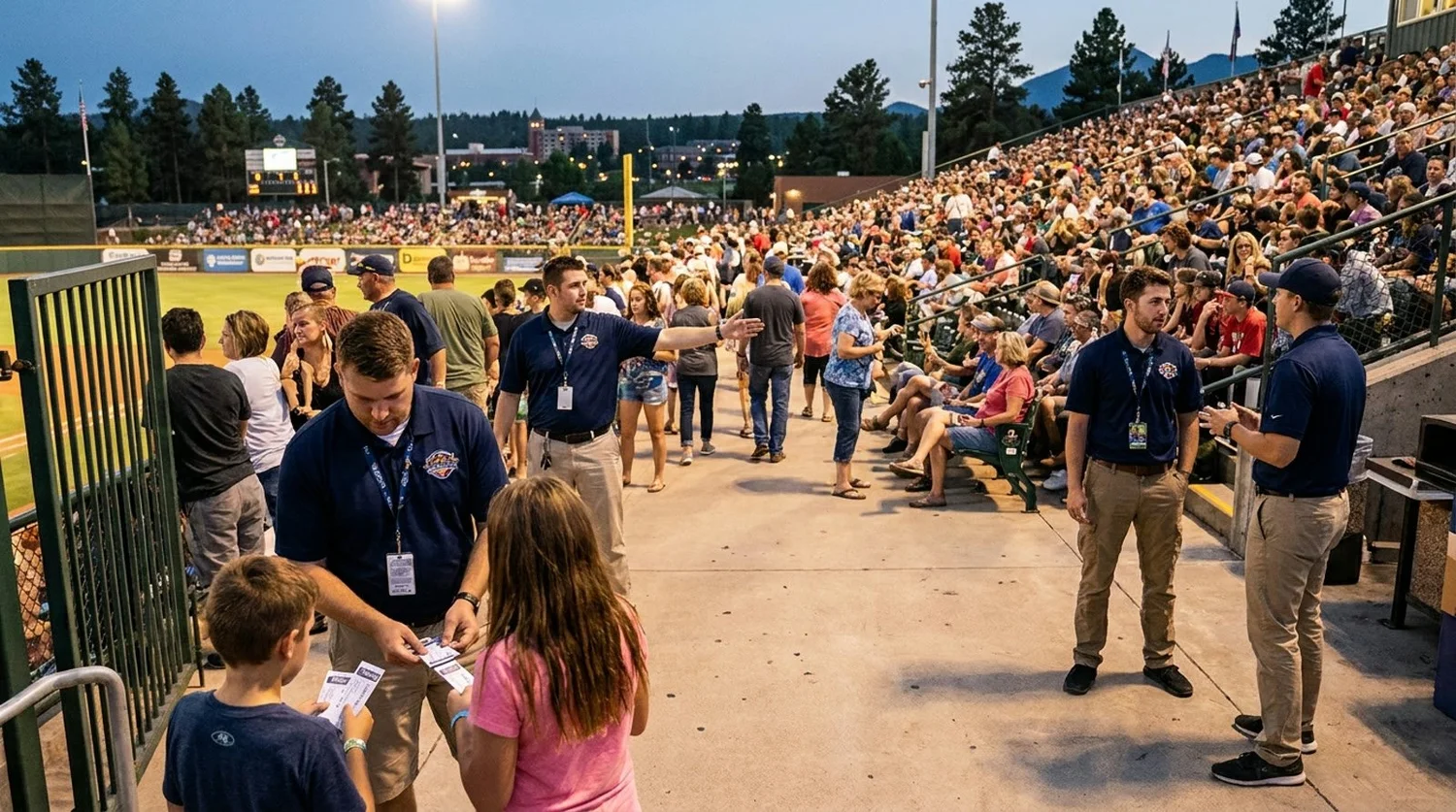 Large event venue requiring professional staffing in Flagstaff