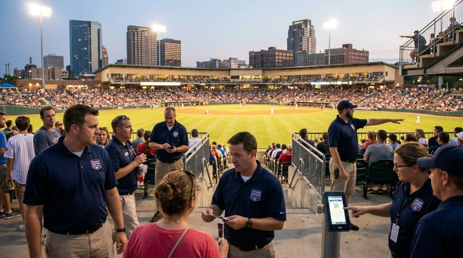 Large event venue requiring professional staffing in Grand Rapids