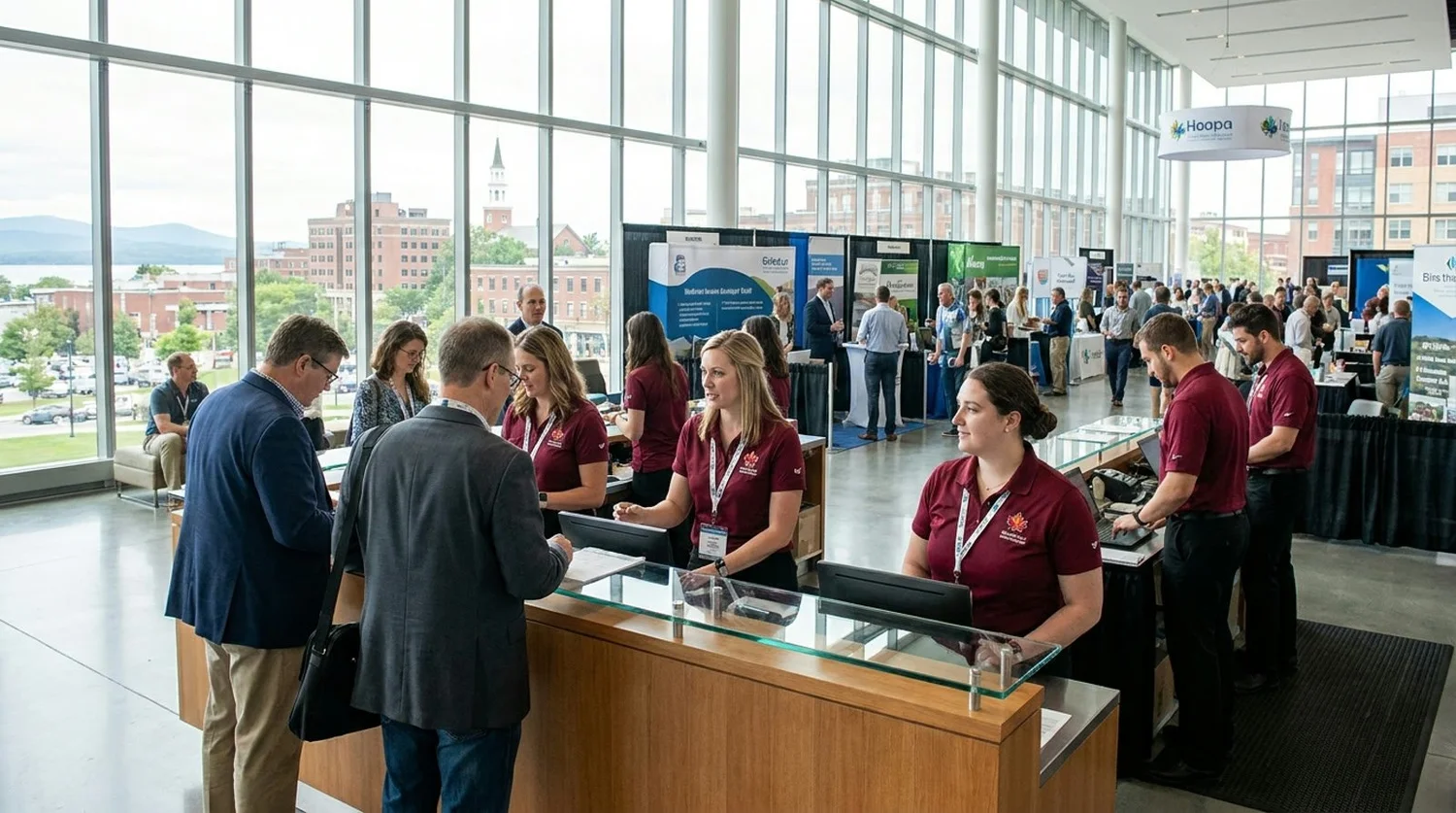Event staffing and convention setup in Burlington
