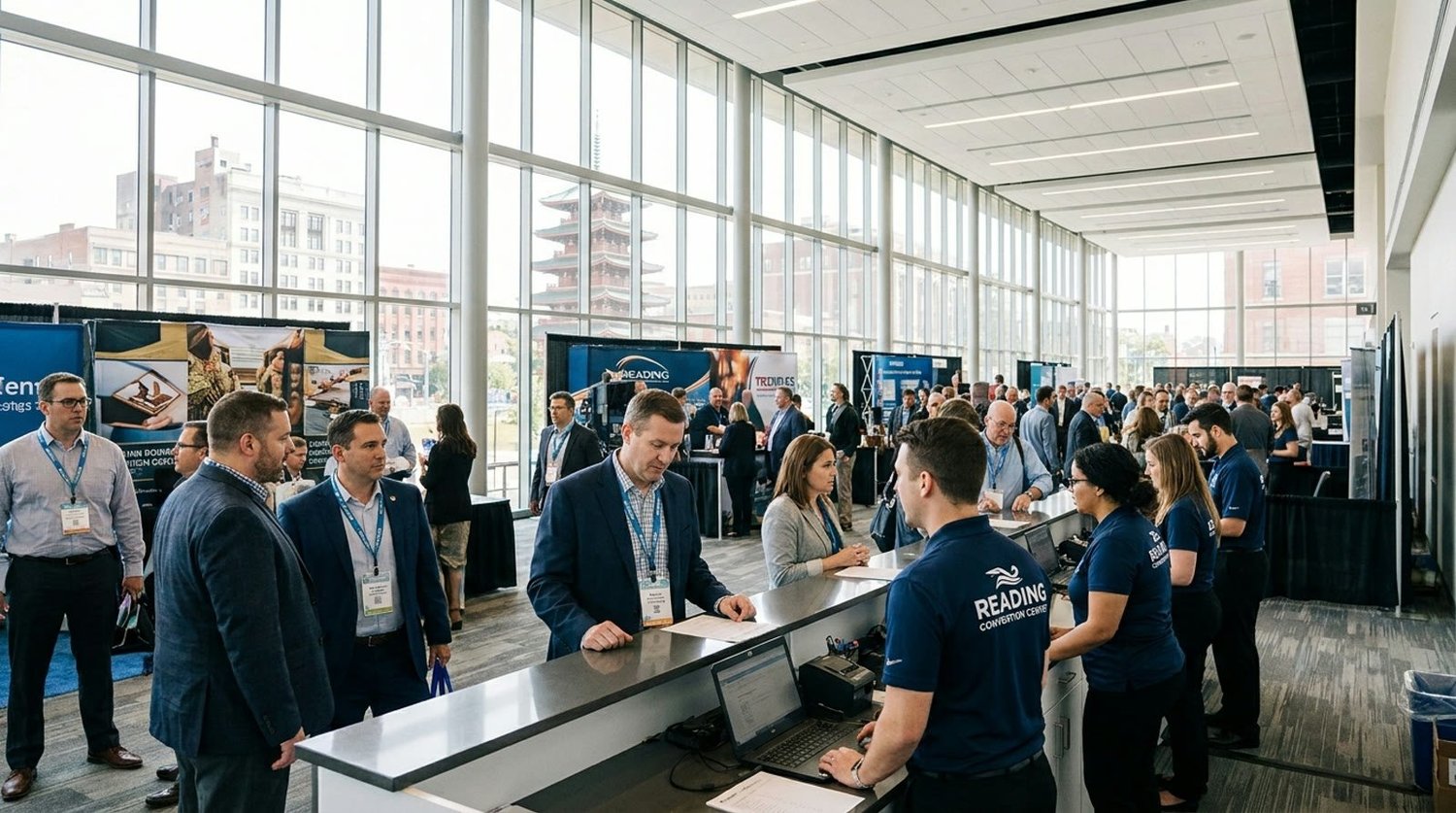 Event staffing and convention setup in Reading