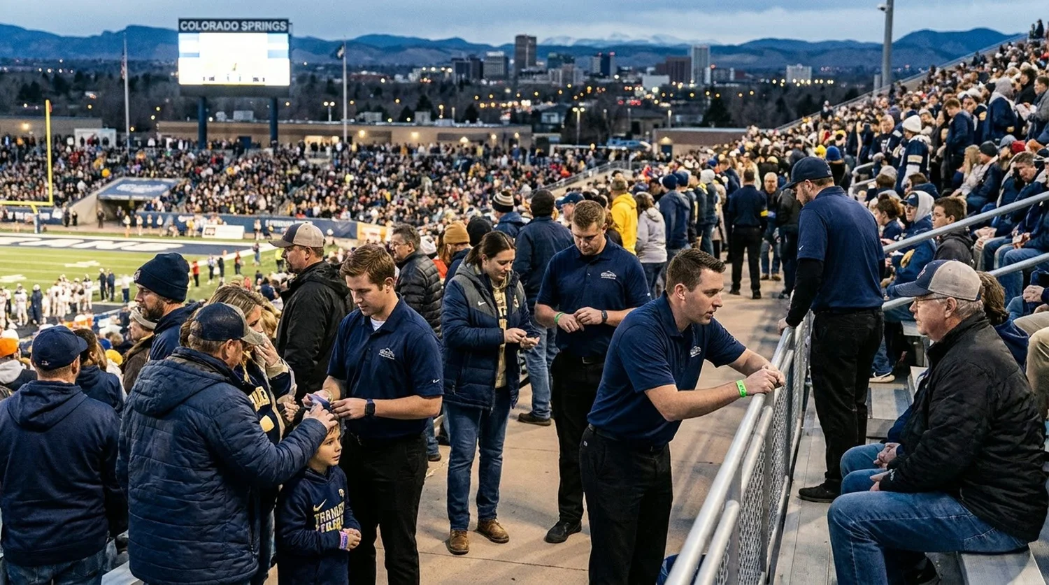 Large event venue requiring professional staffing in Colorado Springs