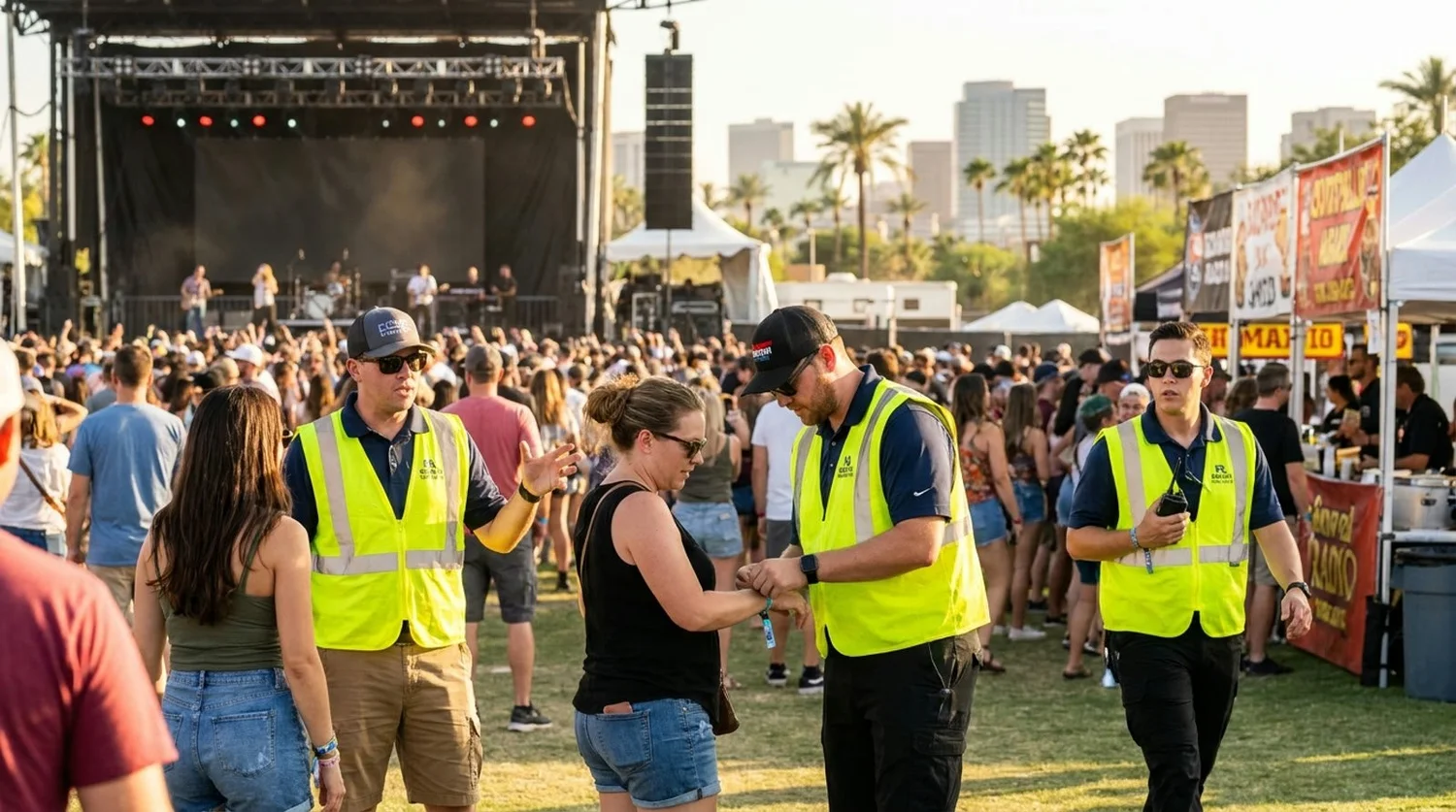 Diverse event types requiring staffing in Scottsdale