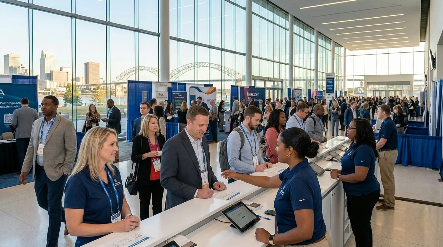 Event staffing and convention setup in Memphis