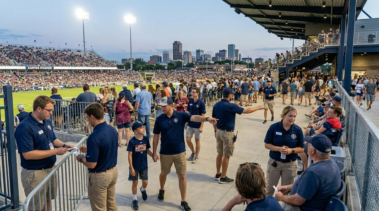 Large event venue requiring professional staffing in Fort Collins
