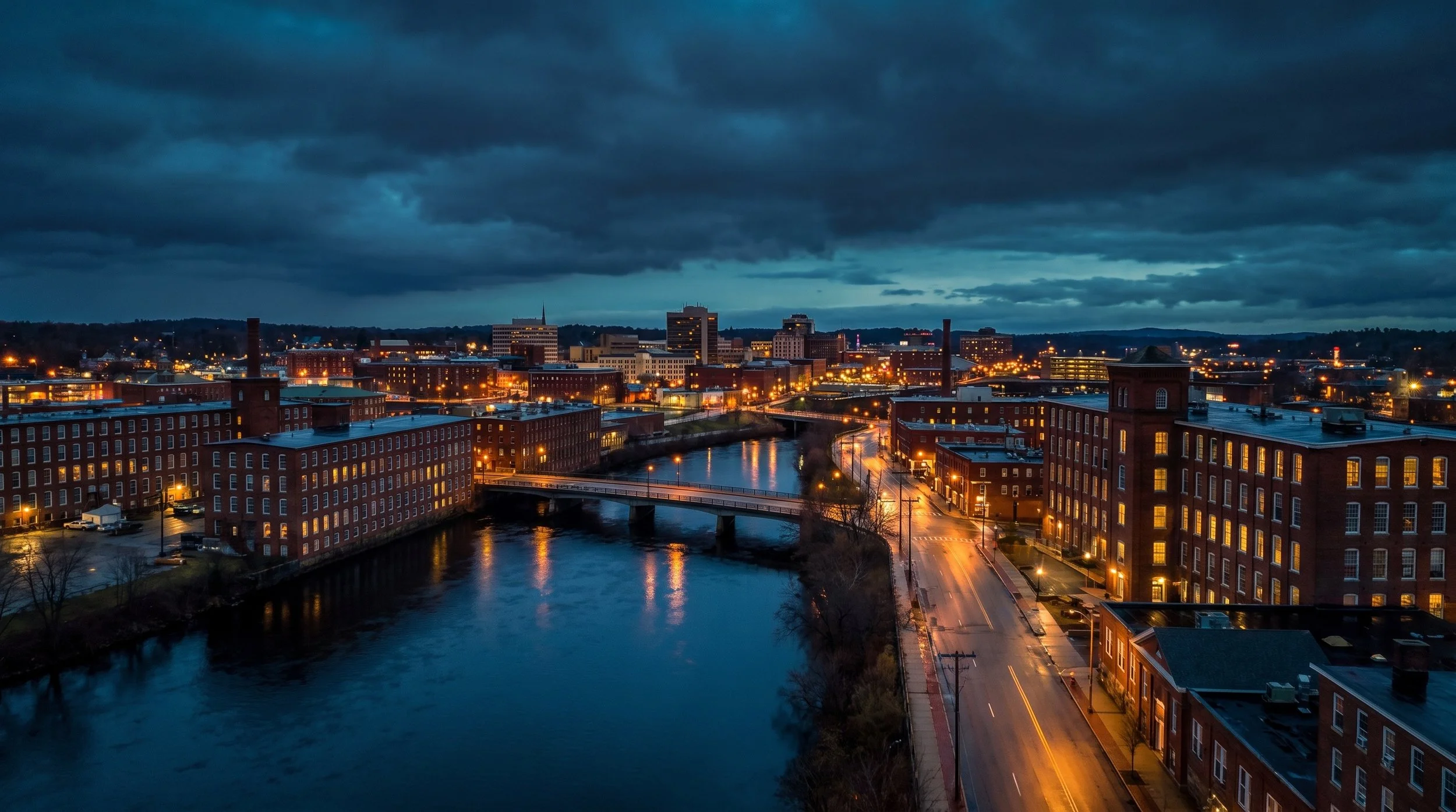 Manchester, NH skyline