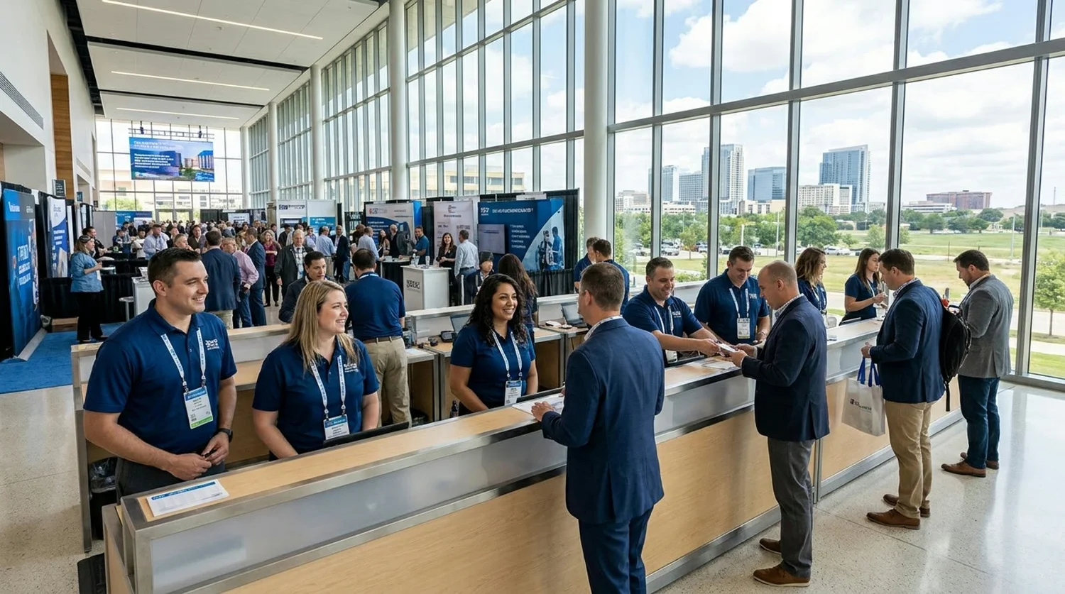 Event staffing and convention setup in Frisco