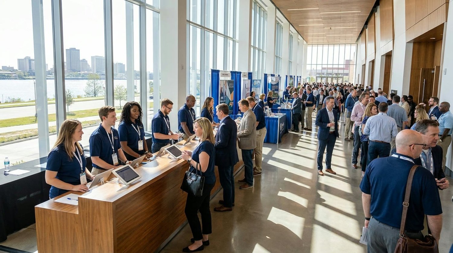 Event staffing and convention setup in Baton Rouge