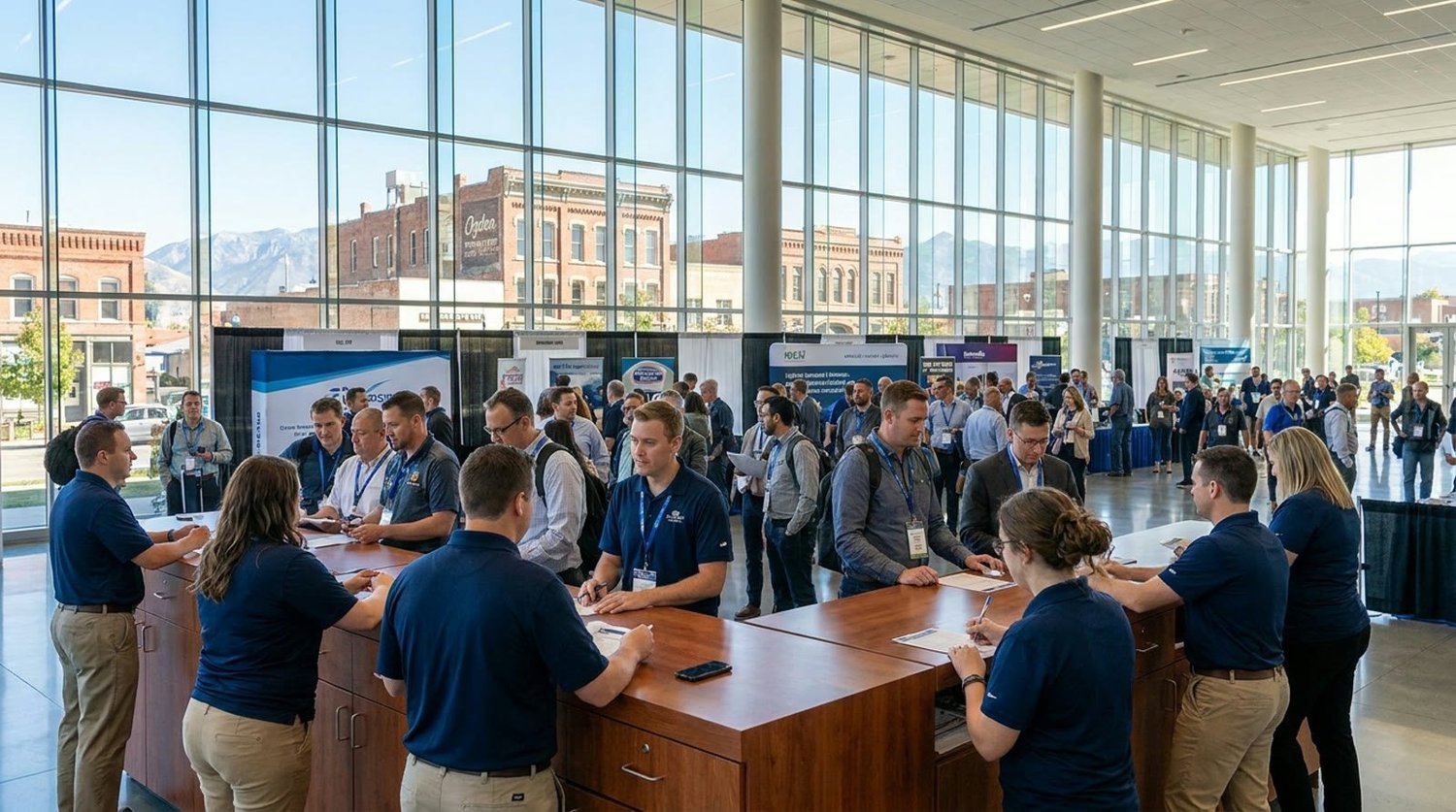Event staffing and convention setup in Ogden