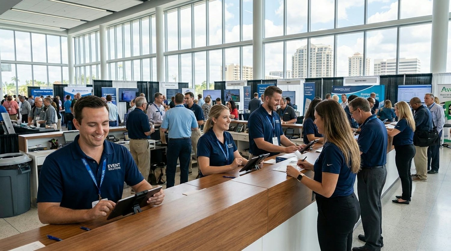 Event staffing and convention setup in Fort Myers