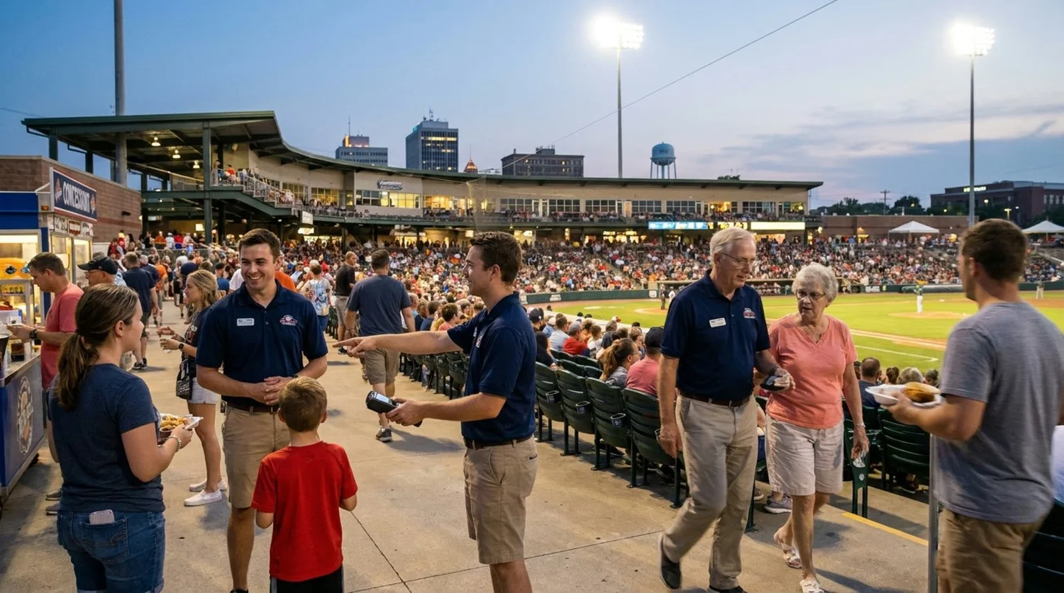 Large event venue requiring professional staffing in Springfield Mo