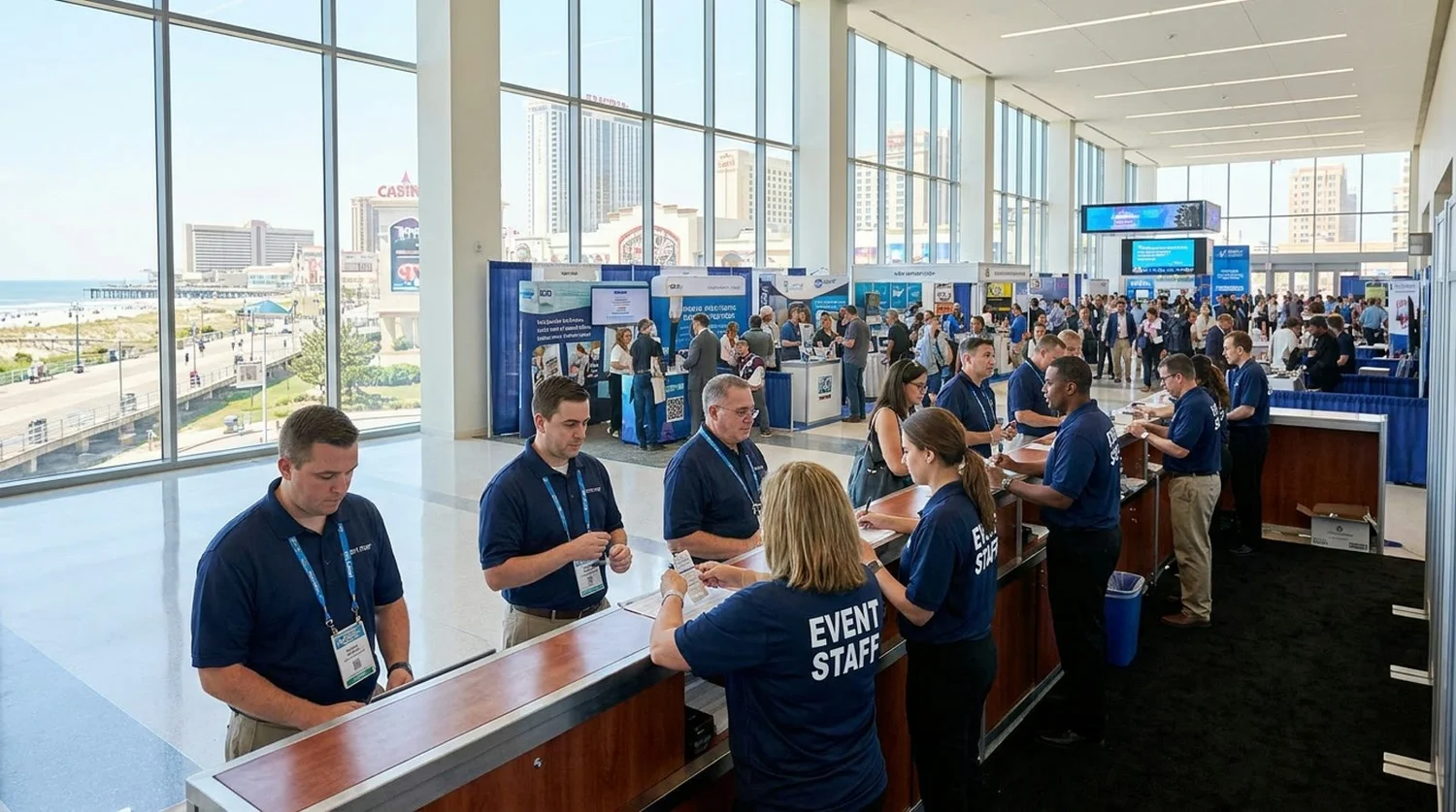Event staffing and convention setup in Atlantic City