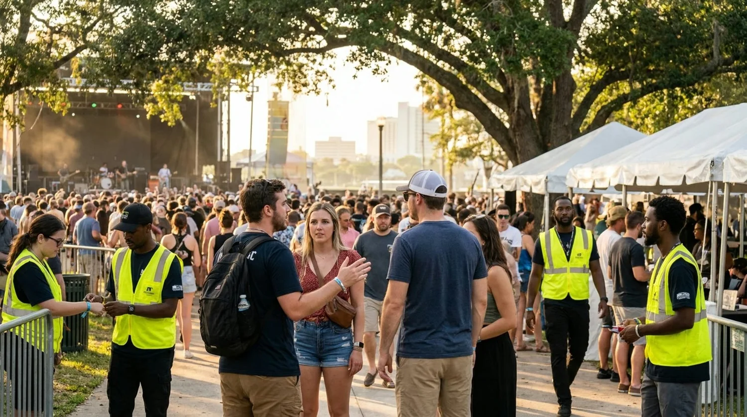 Diverse event types requiring staffing in Panama City