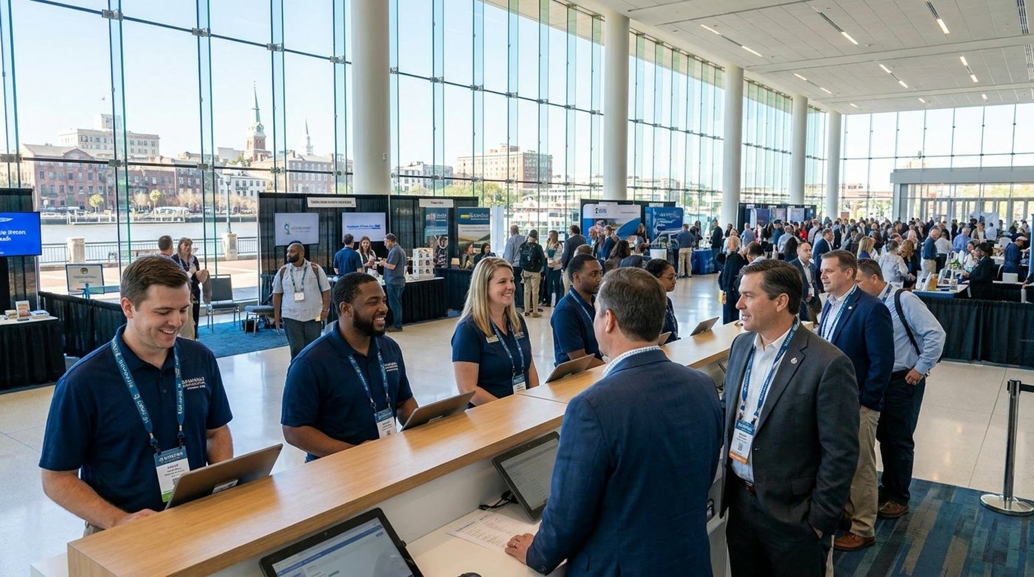Event staffing and convention setup in Savannah