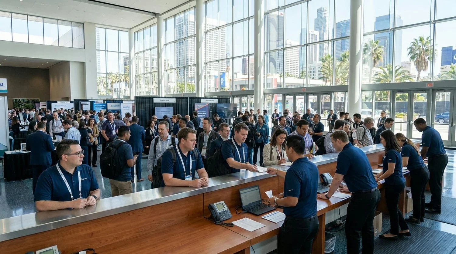 Event staffing and convention setup in Los Angeles