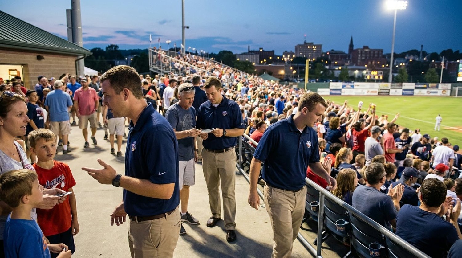 Large event venue requiring professional staffing in Bangor