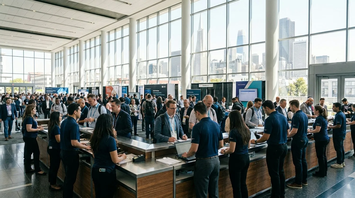 Event staffing and convention setup in San Francisco