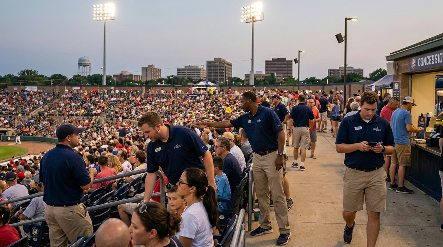 Large event venue requiring professional staffing in Naperville