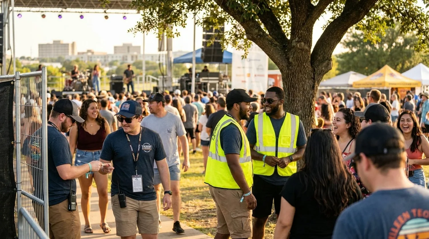 Diverse event types requiring staffing in Killeen