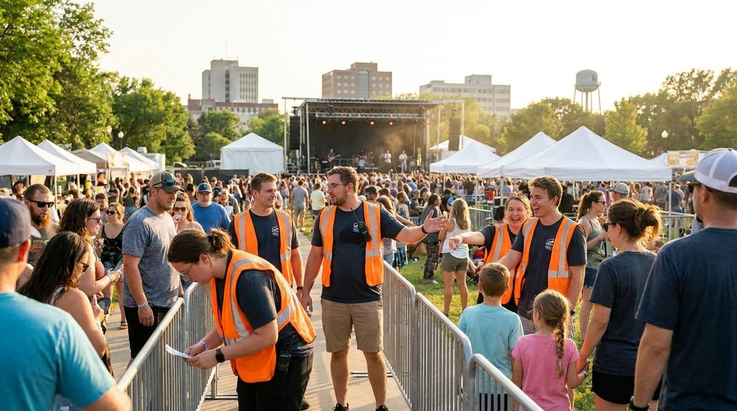 Diverse event types requiring staffing in Grand Forks