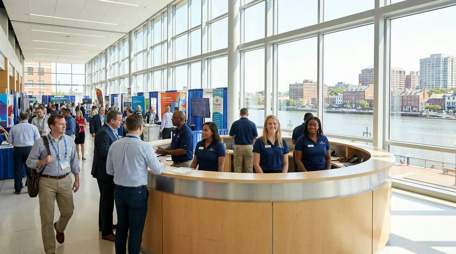 Event staffing and convention setup in Alexandria