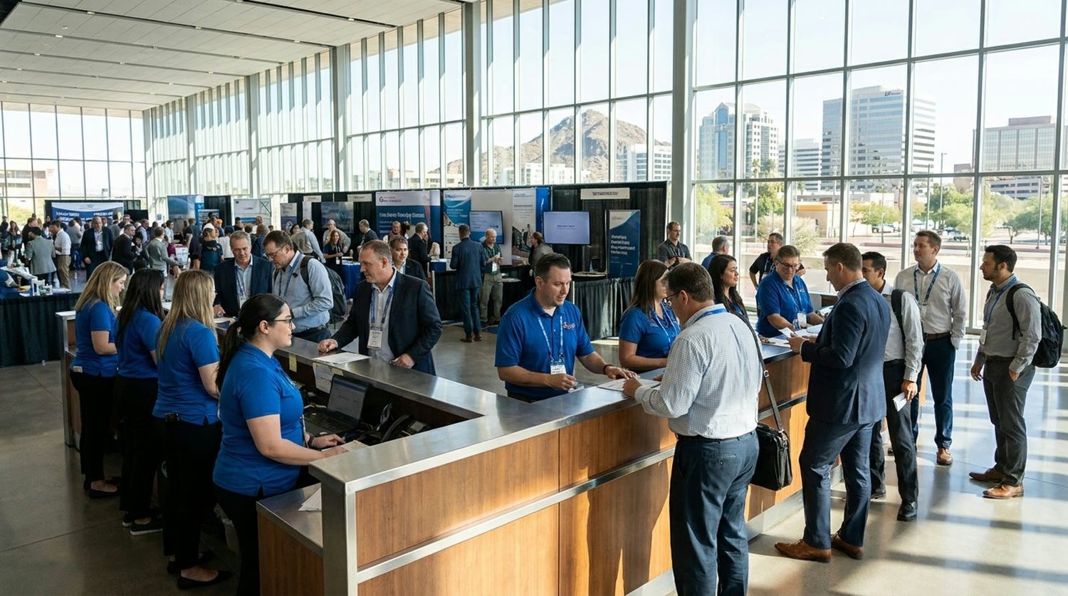 Event staffing and convention setup in Tempe