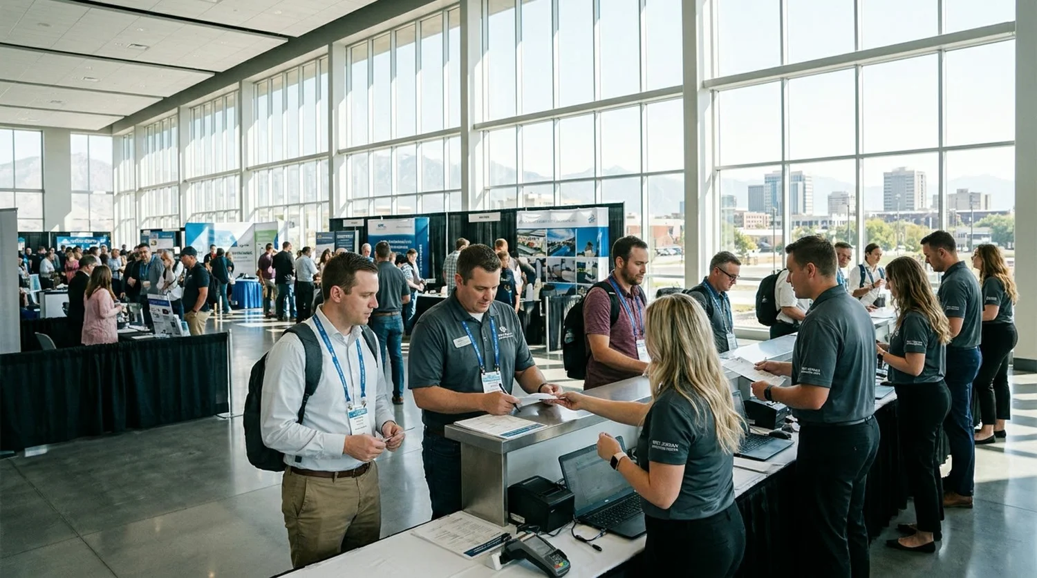 Event staffing and convention setup in West Jordan