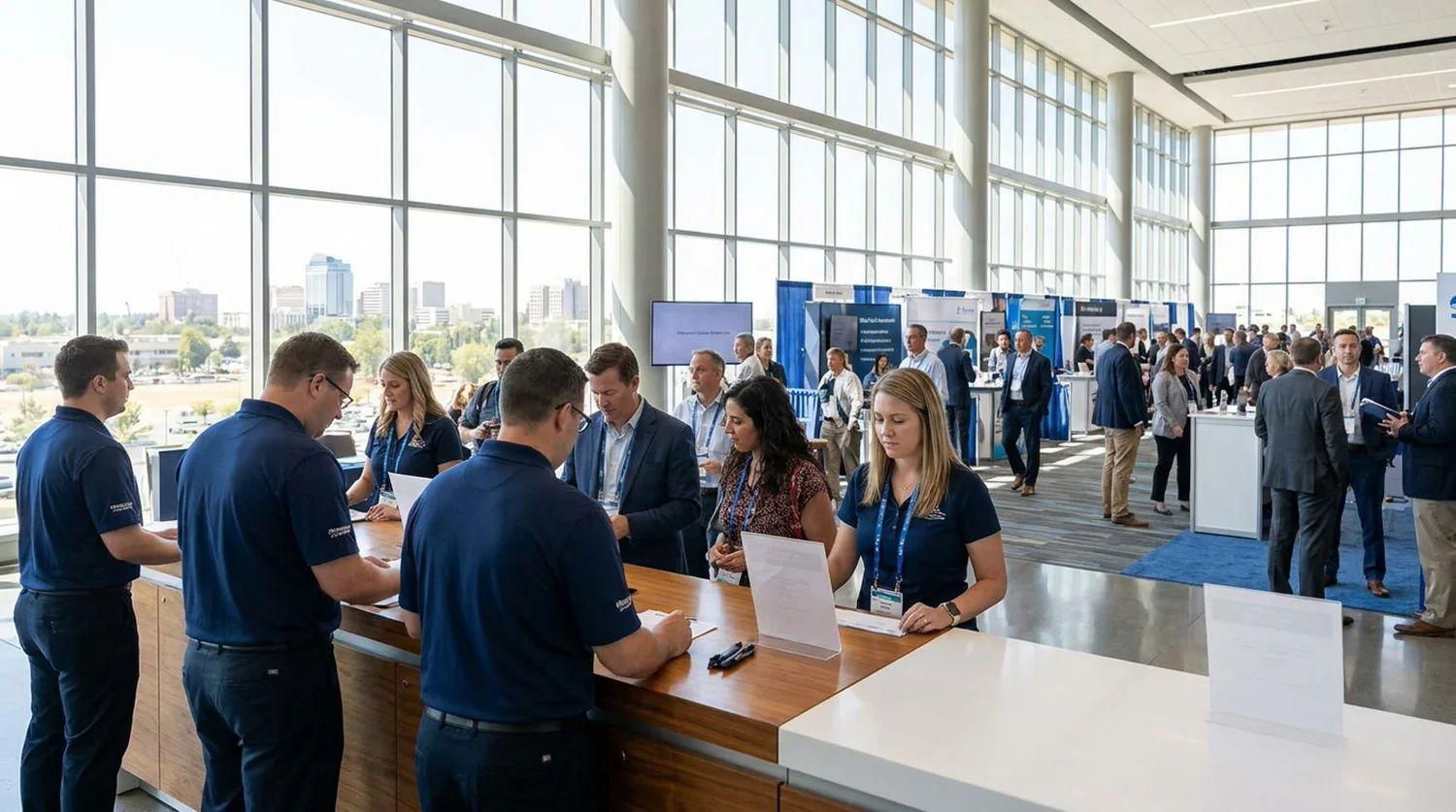 Event staffing and convention setup in Roseville