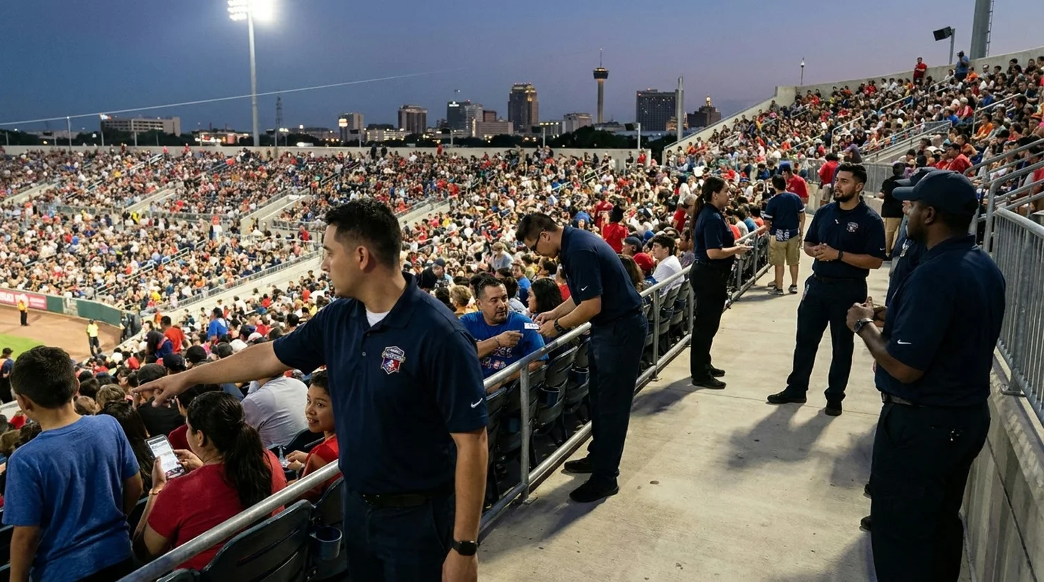 Large event venue requiring professional staffing in San Antonio