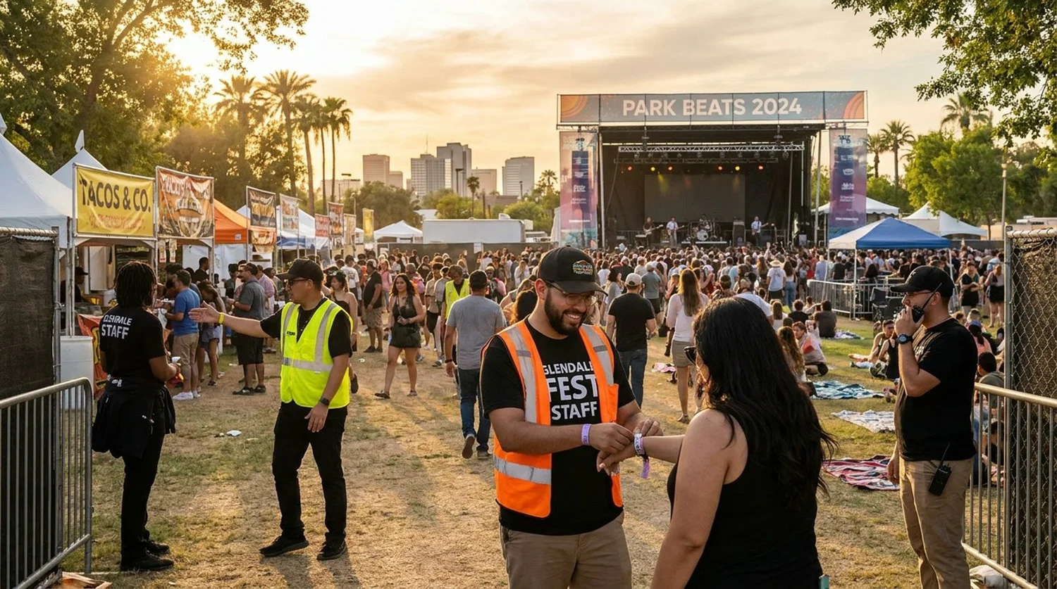 Diverse event types requiring staffing in Glendale