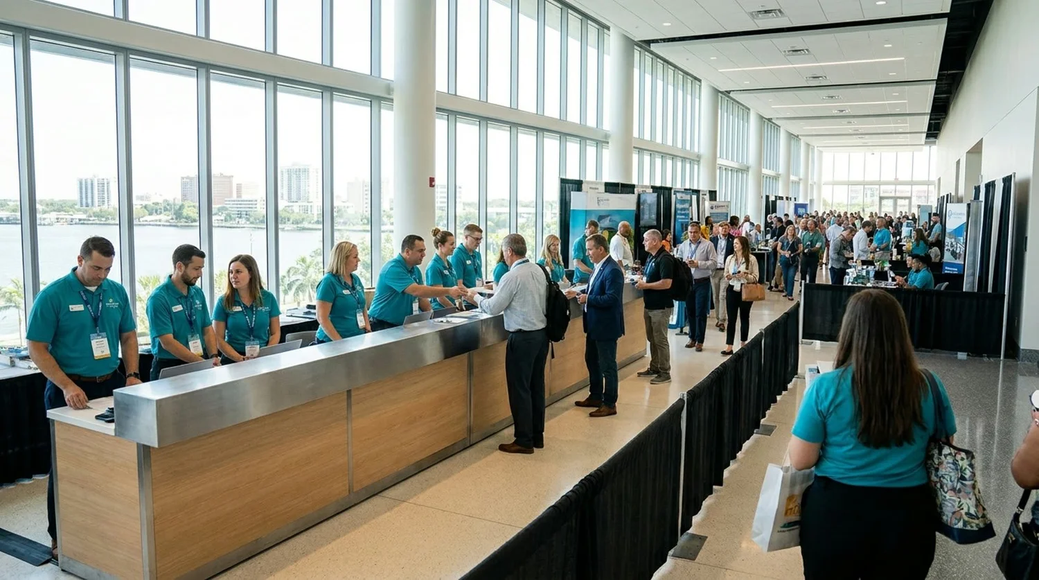 Event staffing and convention setup in Bradenton