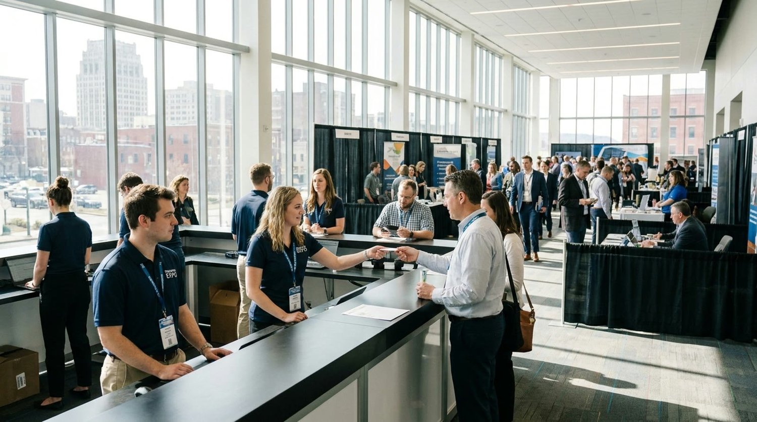 Event staffing and convention setup in Scranton
