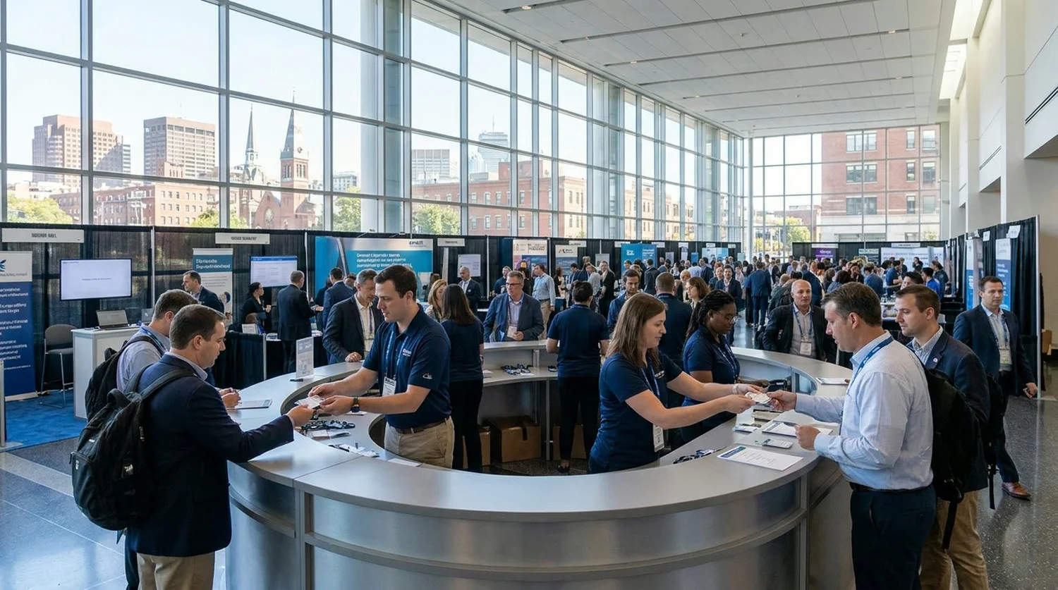 Event staffing and convention setup in Cambridge