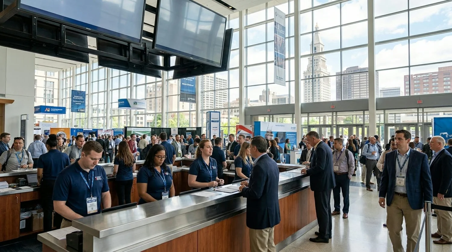 Event staffing and convention setup in Hartford