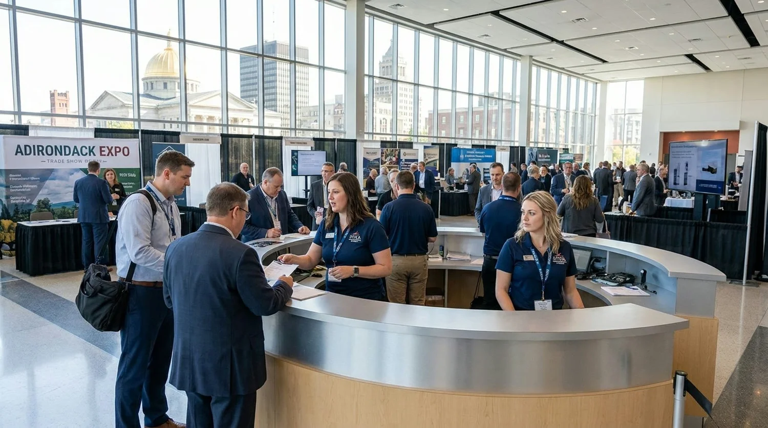 Event staffing and convention setup in Utica