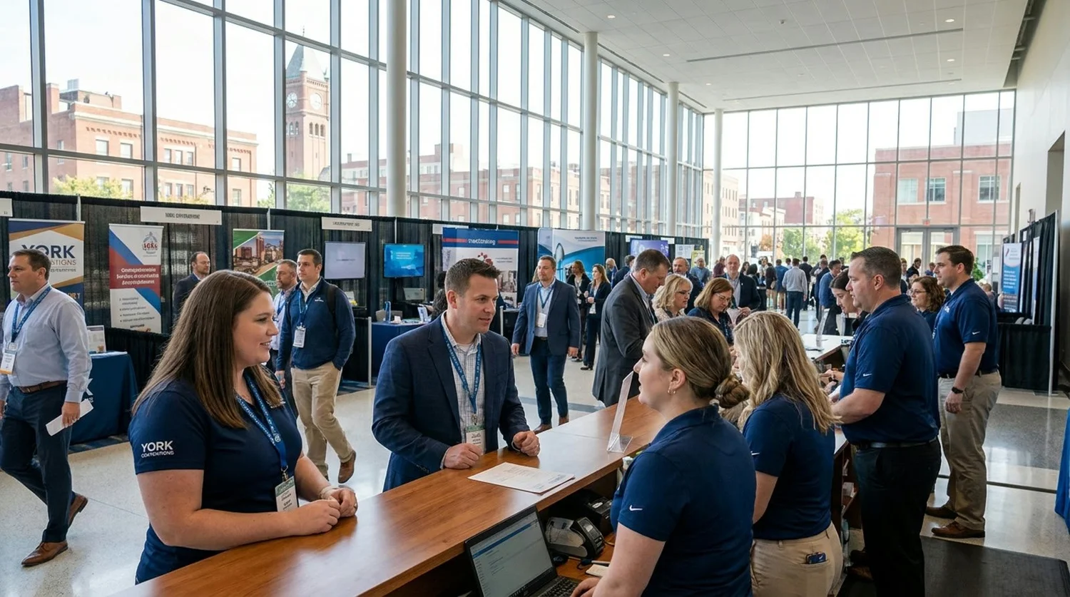 Event staffing and convention setup in York