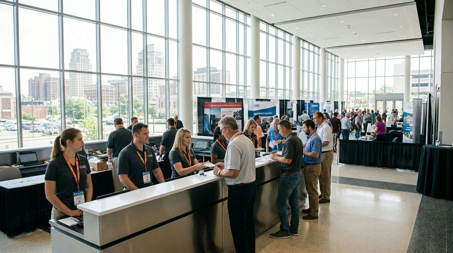 Event staffing and convention setup in Canton