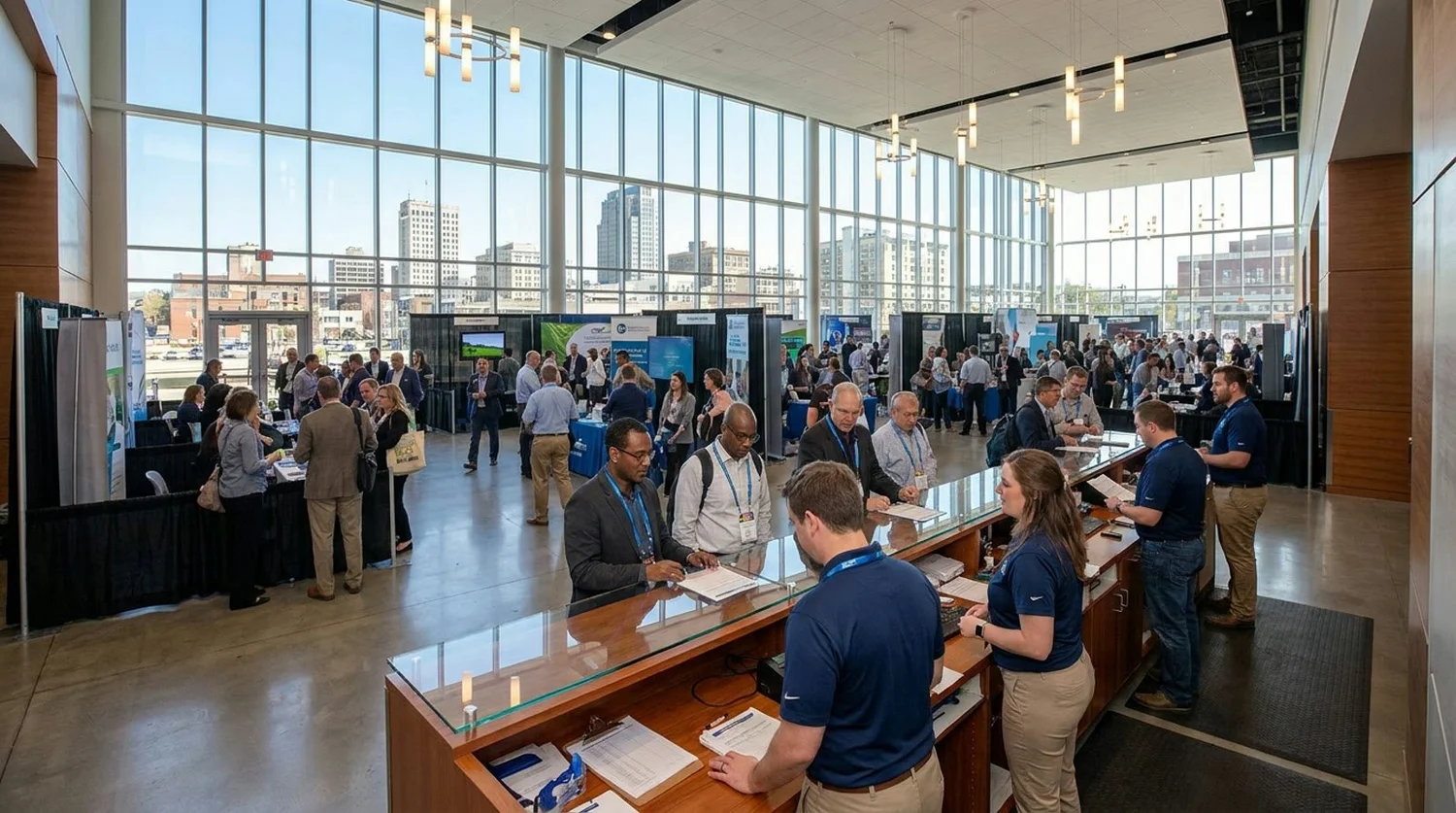 Event staffing and convention setup in Cedar Rapids