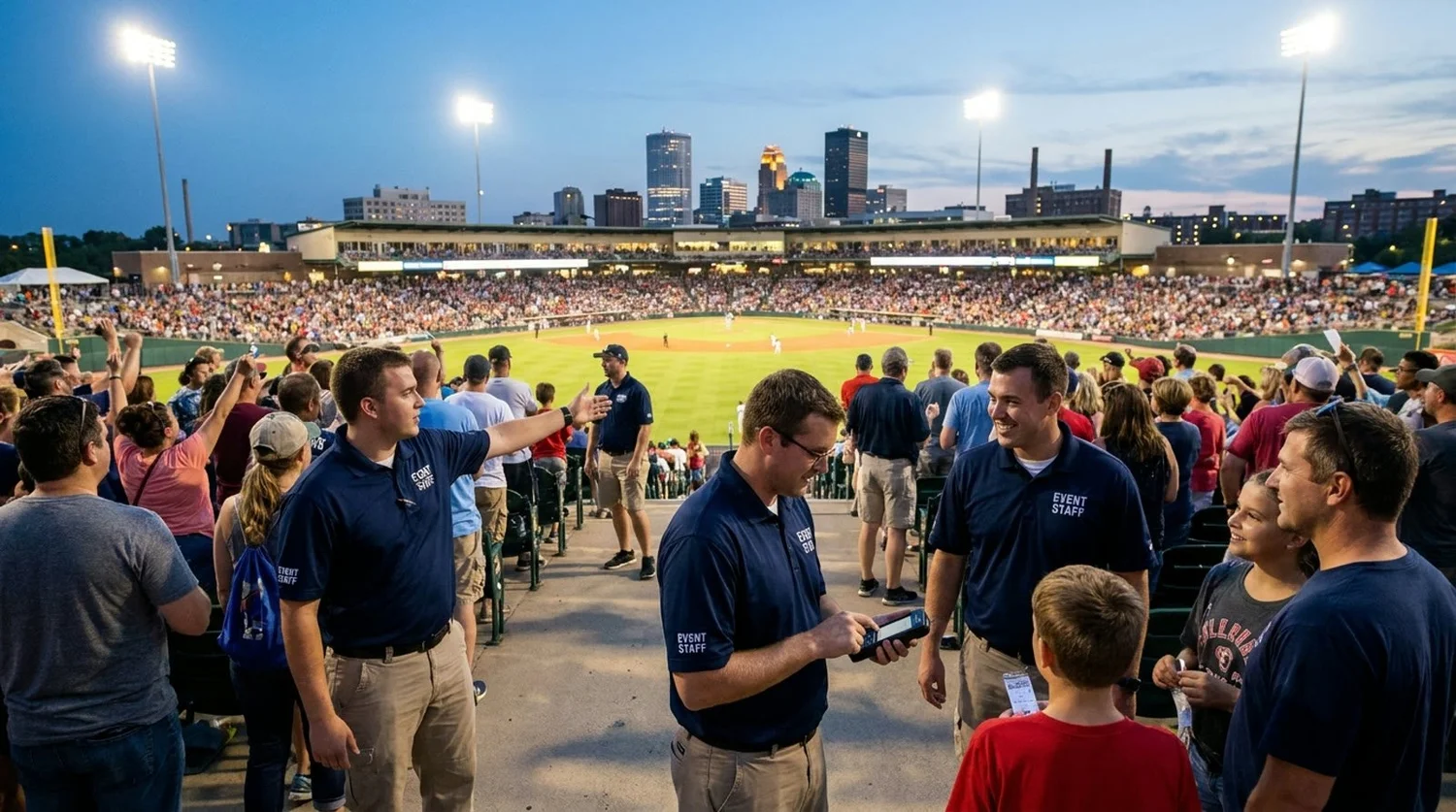 Large event venue requiring professional staffing in Rochester Mn
