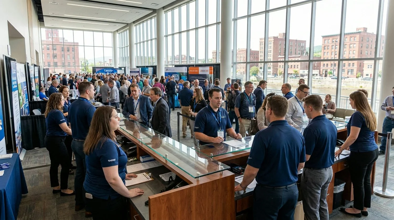 Event staffing and convention setup in Binghamton