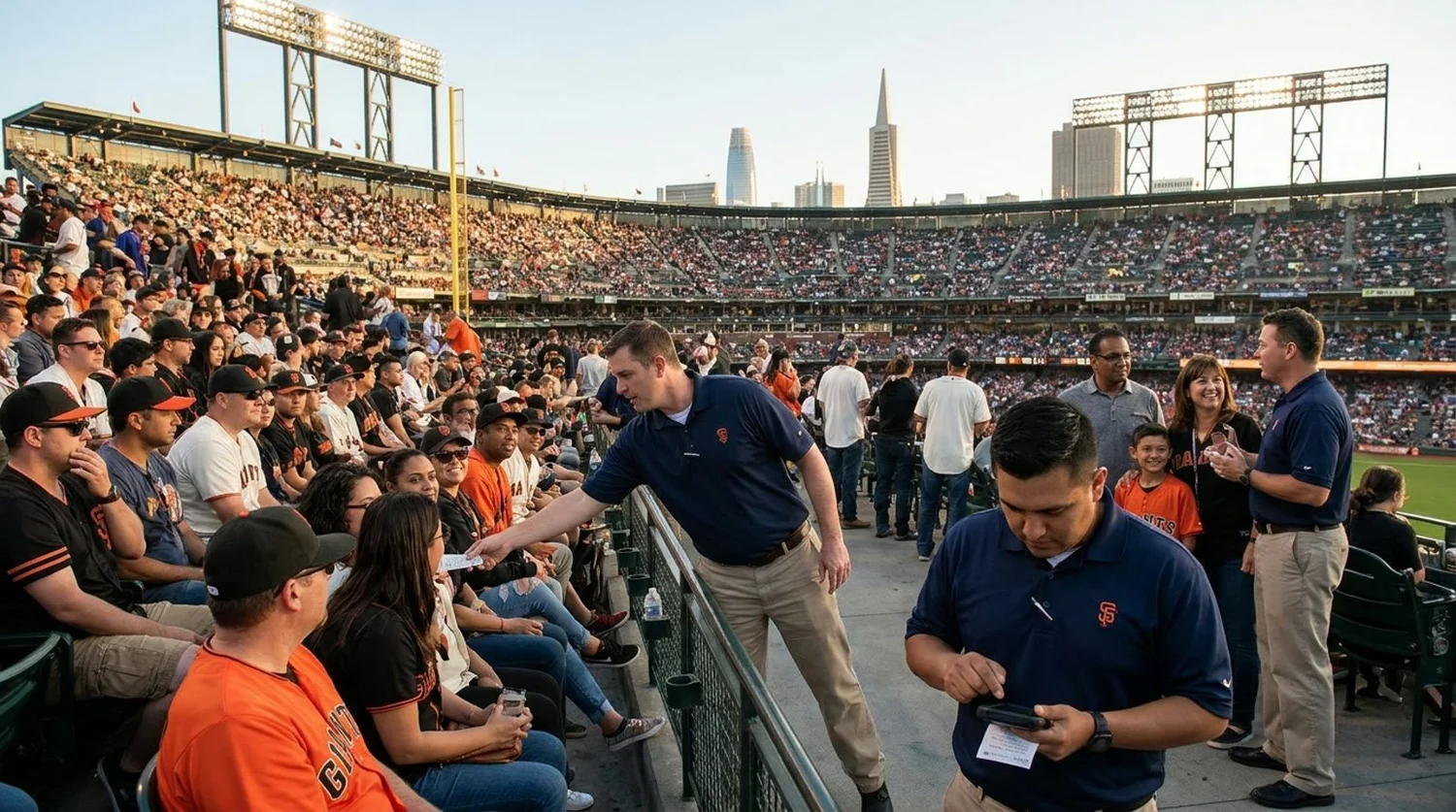 Large event venue requiring professional staffing in San Francisco