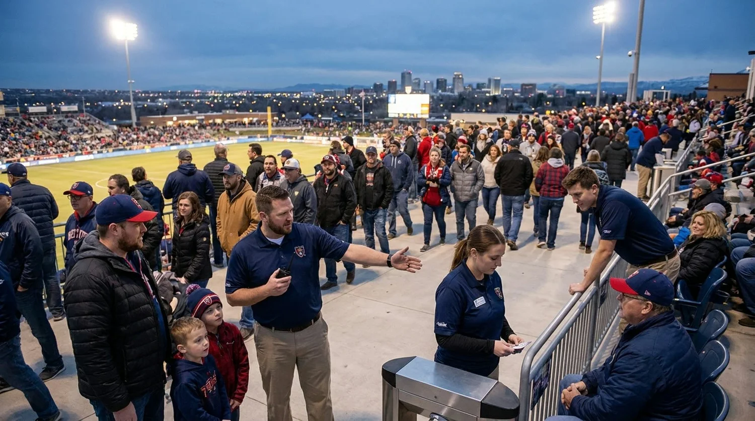 Large event venue requiring professional staffing in West Valley City