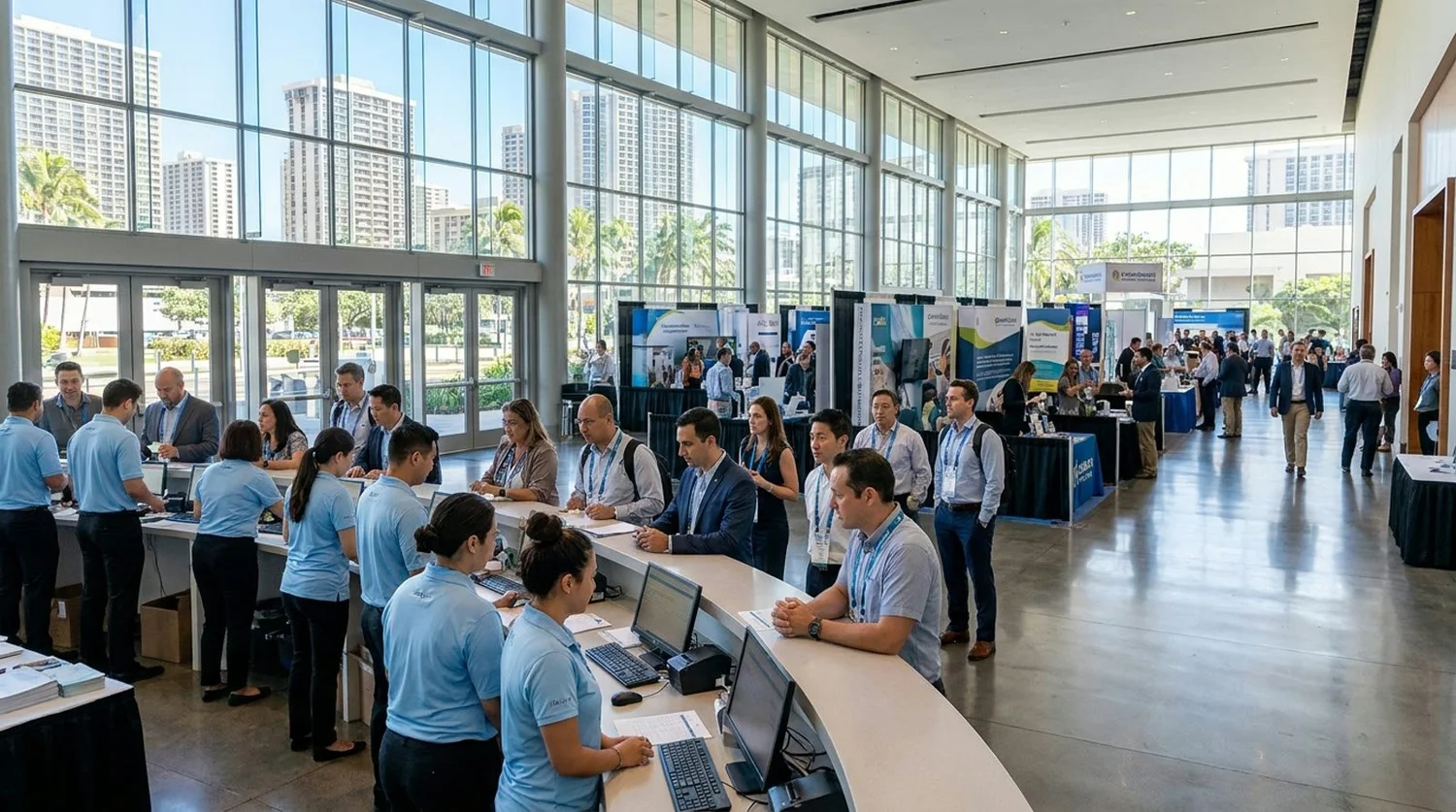 Event staffing and convention setup in Honolulu