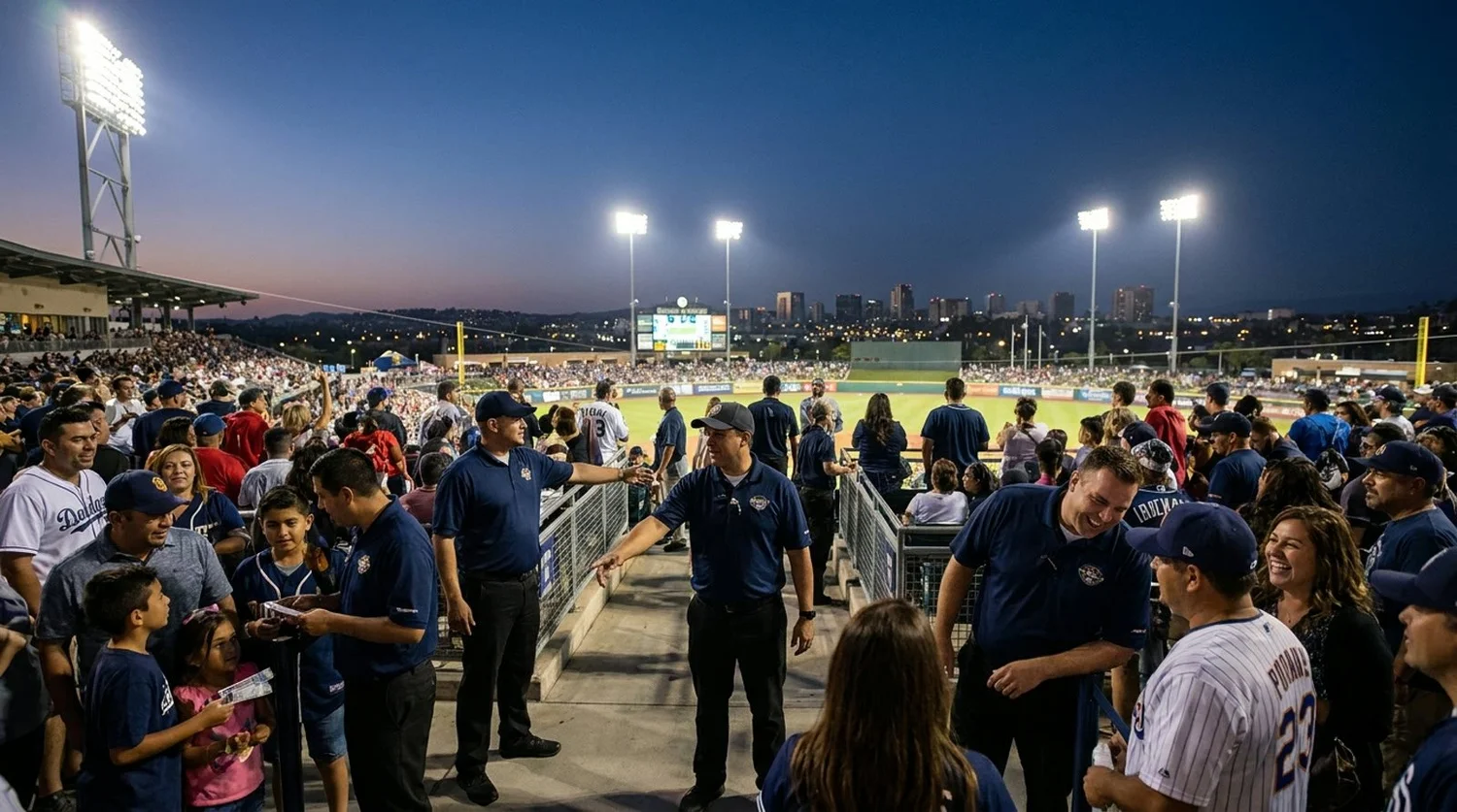 Large event venue requiring professional staffing in Chula Vista