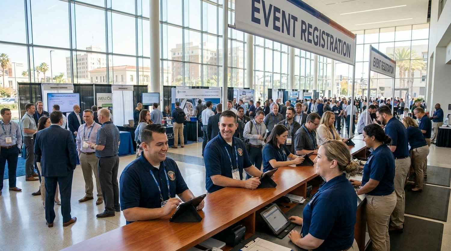 Event staffing and convention setup in Bakersfield